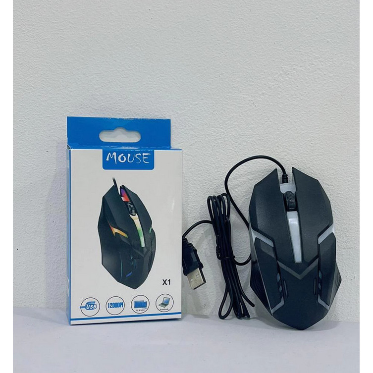 mouse usb kabel led / mouse gaming kabel usb RGB / mouse gaming murah