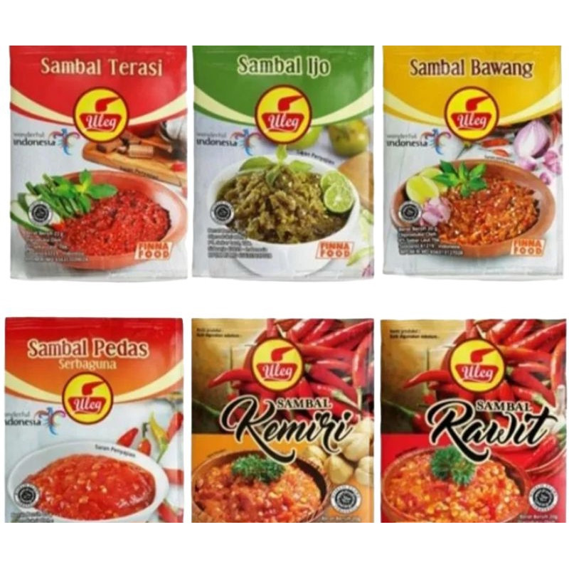 

[Bisa COD] (10 PCS) SAMBAL ULEG FINNA ISI