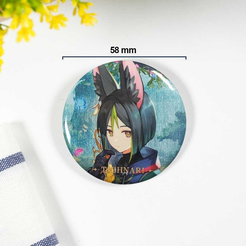 QNSHP YWZL Pin Bros Karakter Genshin Impact Background Theme Can Badge - YZ015