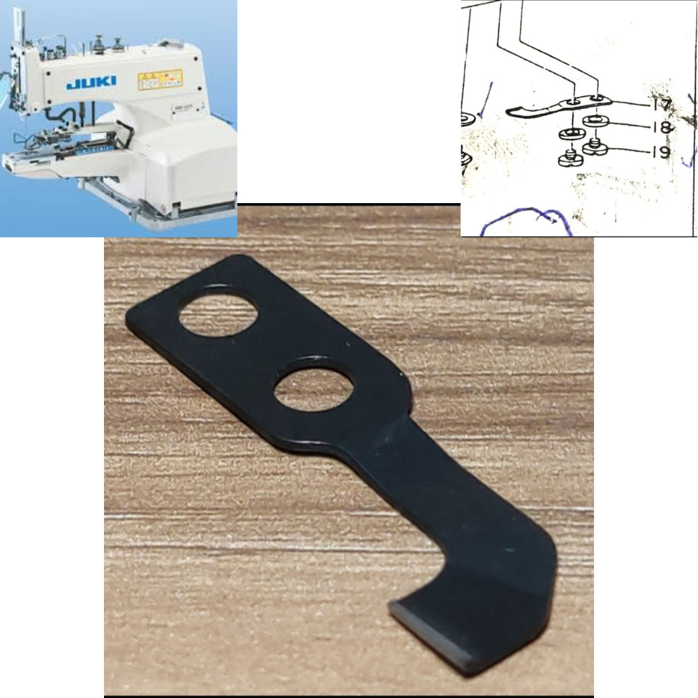 

B2410-373-000 Pisau Hitam Mesin Pasang Kancing Juki