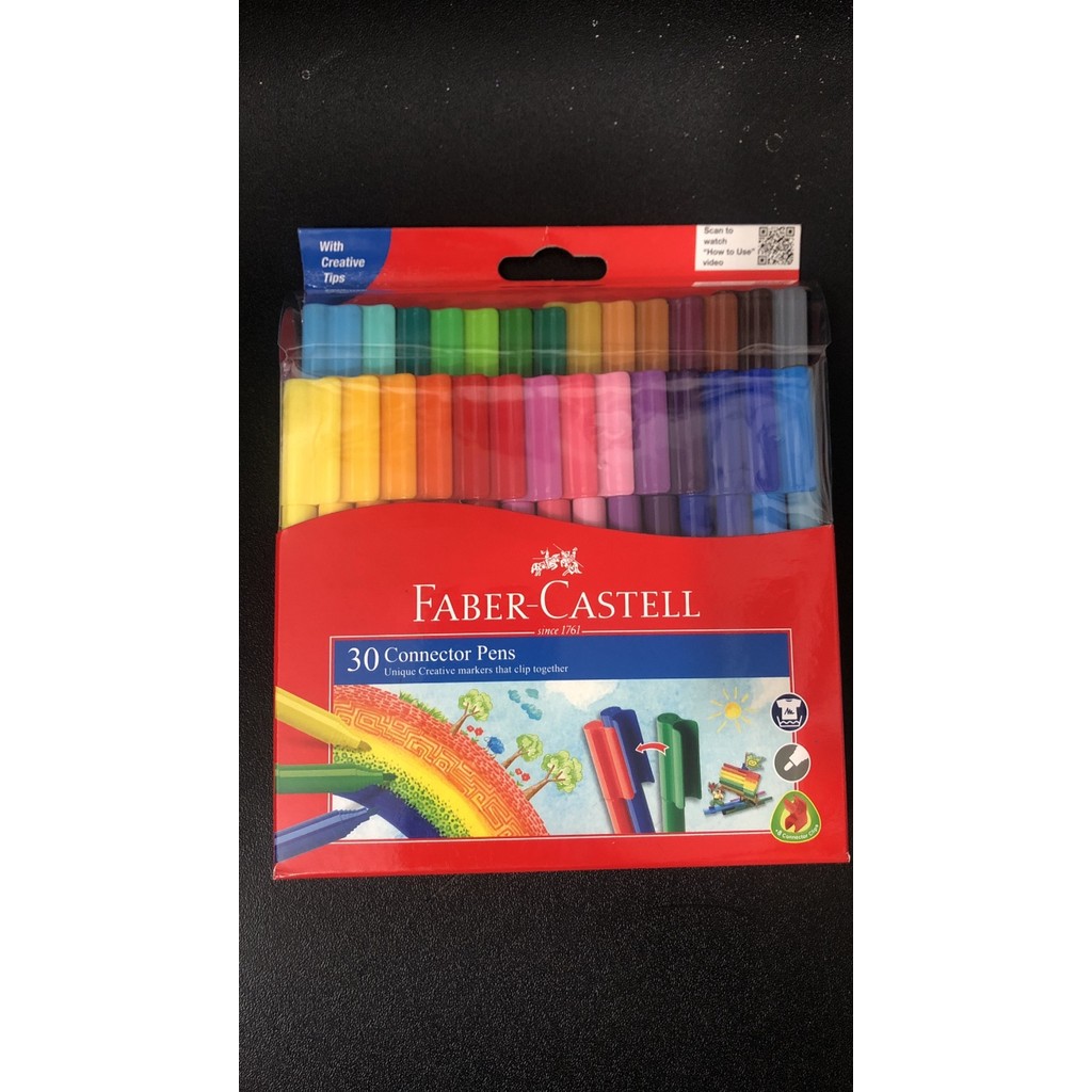 

[New Arrival] Spidol Connector Pen isi 30 Faber Castell