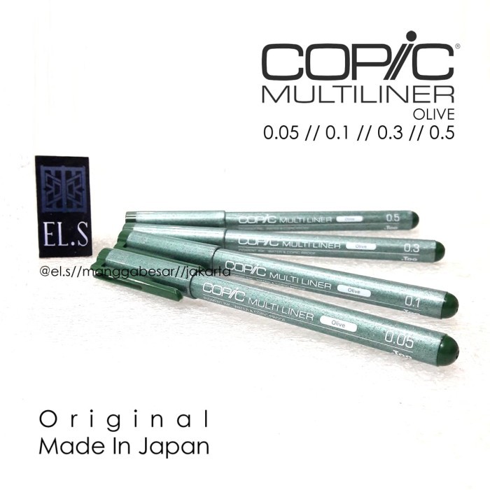 

[New Arrival] Copic Multiliner Olive - 005