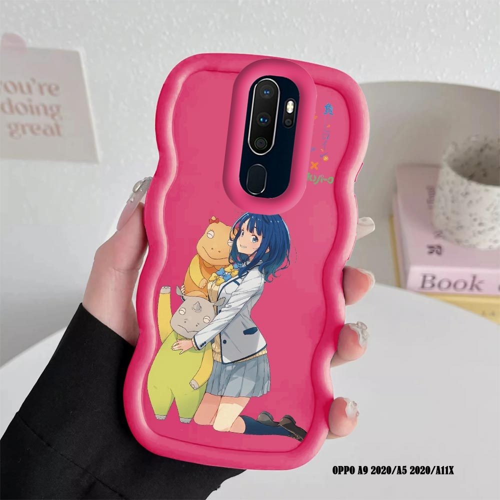 Case Hp OPPO A9 2020 A5 2020 A31 A92 A52 A53 A93 Reno 4F New Macaron Candy Color Silicone Casing Cut