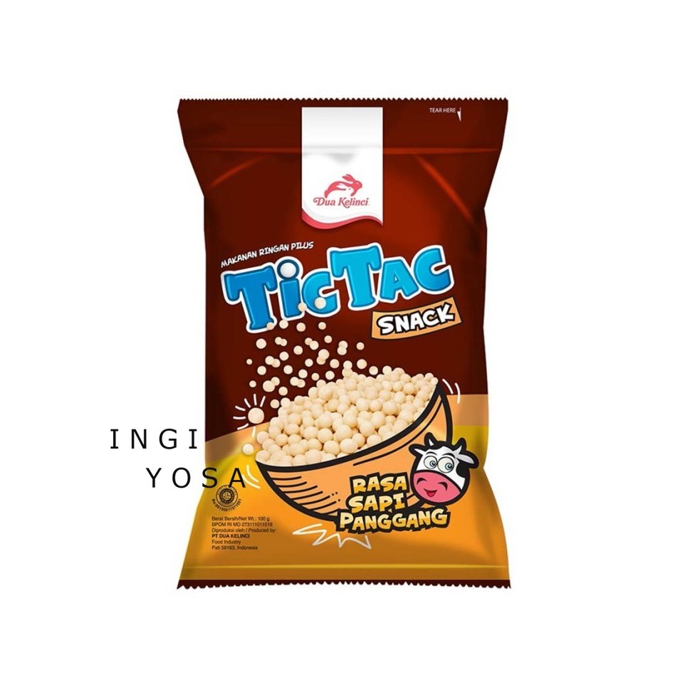 

Dua Kelinci Snack Pilus TIC TAC Snack 80 gram