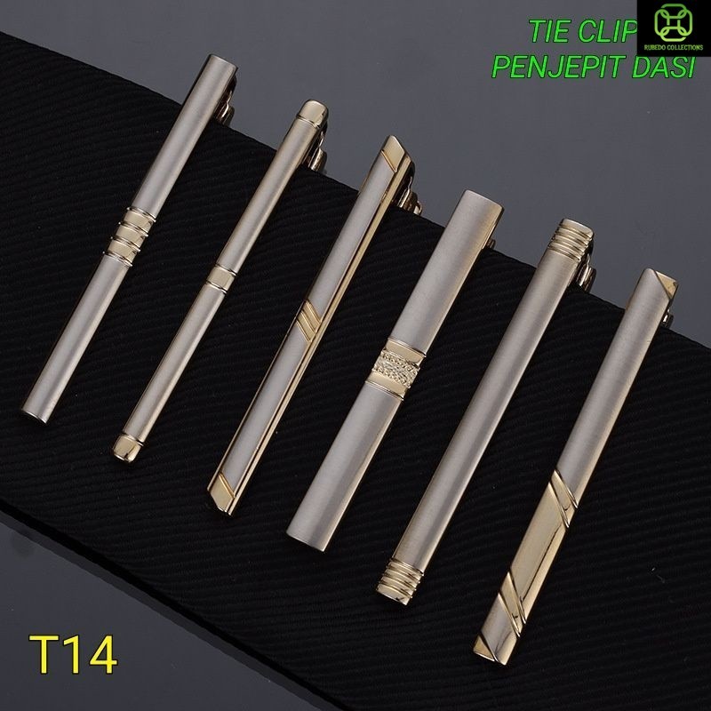 Penjepit Dasi Pria Tie Clip Jepit Dasi T14 Import Premium