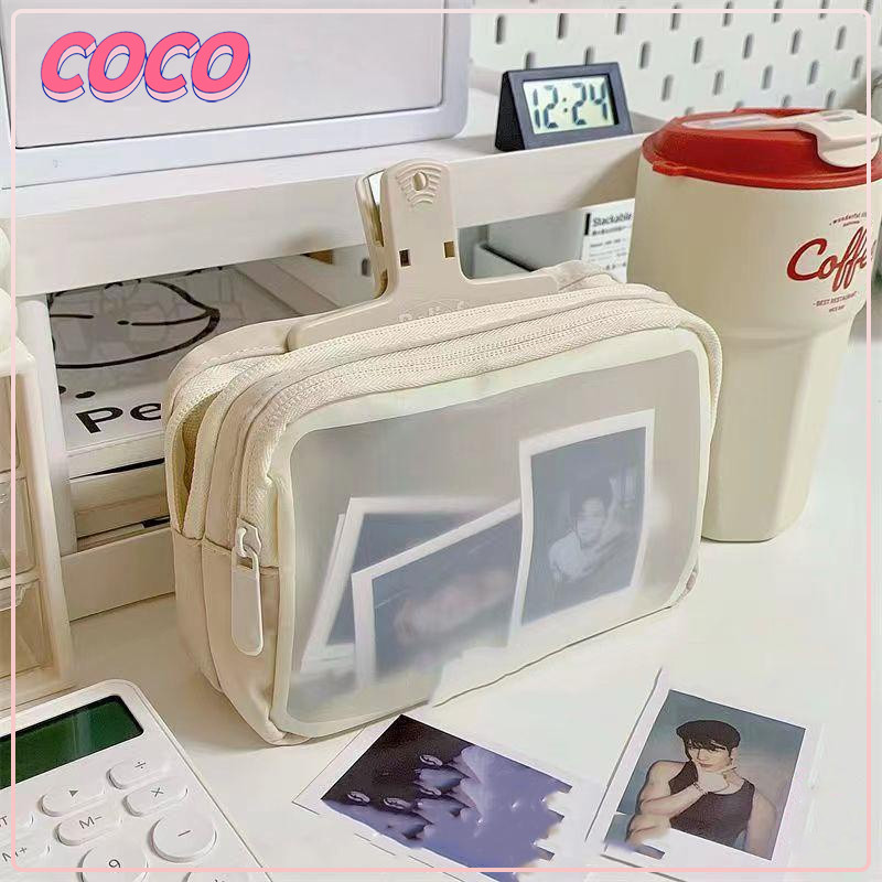 

Ins gaya Tempat pensil/Storage bag/Kotak Pensil Kapasitas besar-coco_market