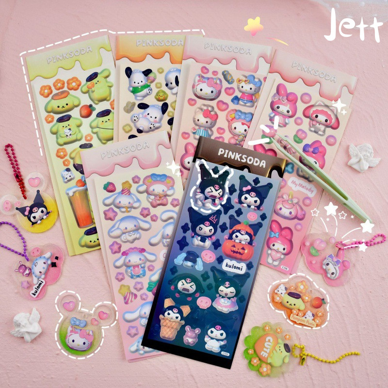 

Sanrio stiker/Sticker/Sticker Lucu 2D Sanrio Karakter