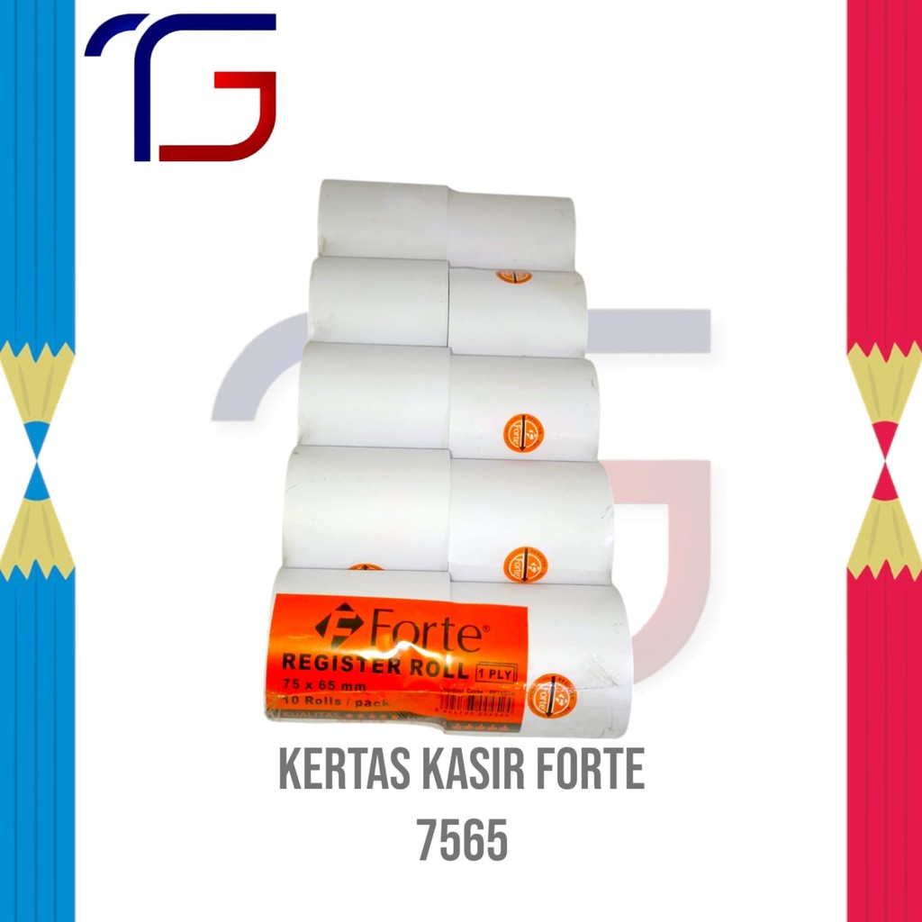 

Kertas Kasir / Paper Roll / Resgister roll Forte 7565 Harga Murah