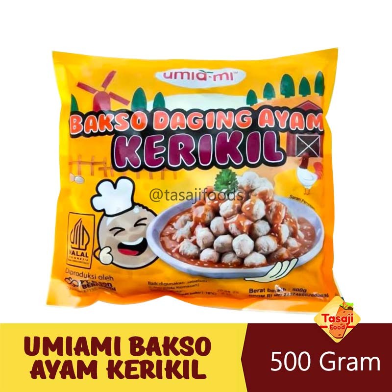 

Umiami Bakso Daging Ayam Kerikil - 500 Gram