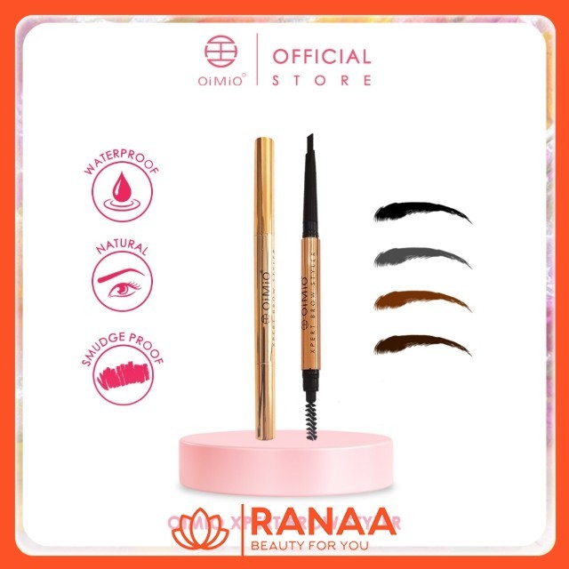 OiMiO Xpert Brow Styler 2 IN 1 pensil alis