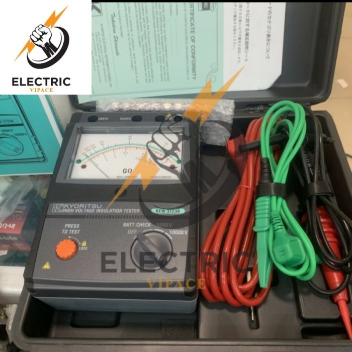 KYORITSU KEW 3123A HIGH VOLTAGE INSULATION TESTER