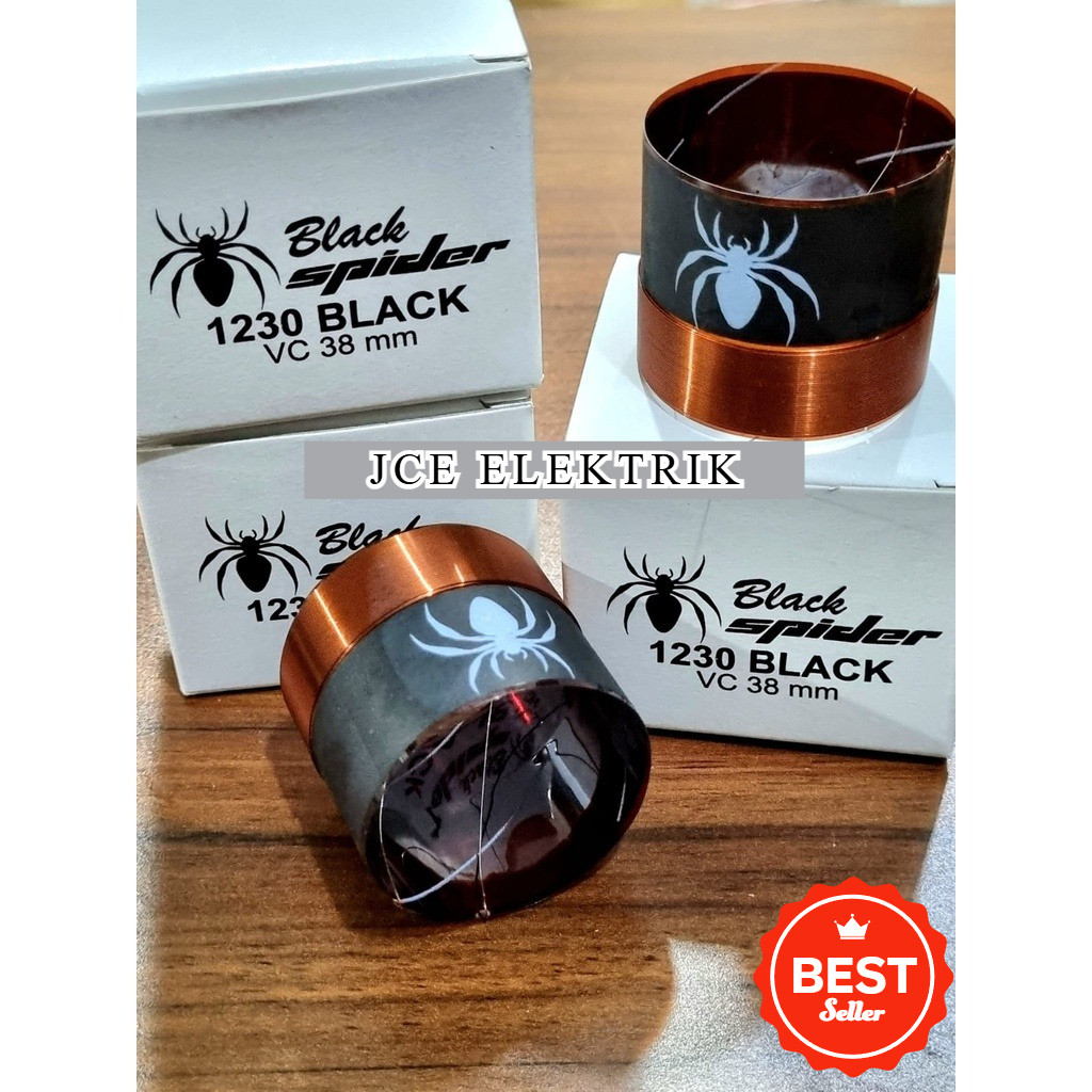 Spul Voice Coil BS1230 Spull BS 1230 Spool Voice Coil Speaker 12 inch Black Spider 1230 VC 38mm Blac
