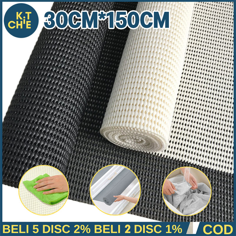30*150CM Keset Kamar Mandi PVC Keset Anti Slip  Alas Kamar Mandi Anti Slip   Keset PVC Keset Kamar M