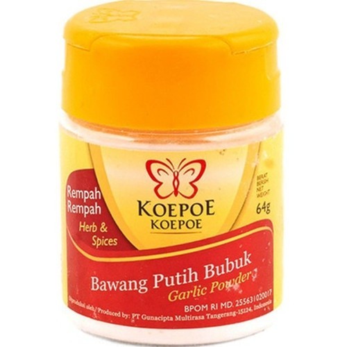 

NEW ITEM KOEPOE KOEPOE BUBUK BAWANG PUTIH 64G BAHAN MASAK