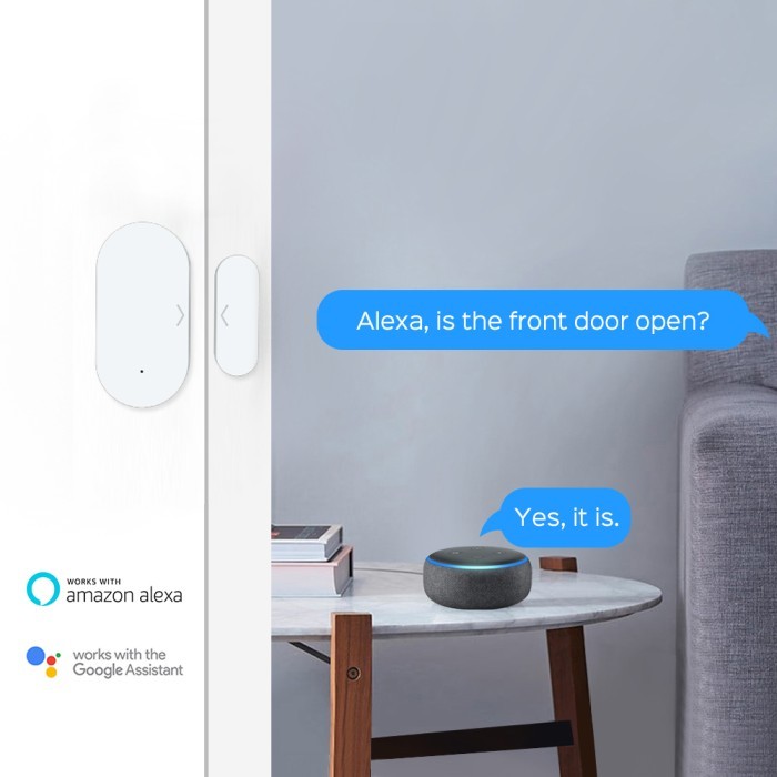 

LARIS -ALMO ZigBee Smart Door Window Sensor Tuya Home Automation - Hitam