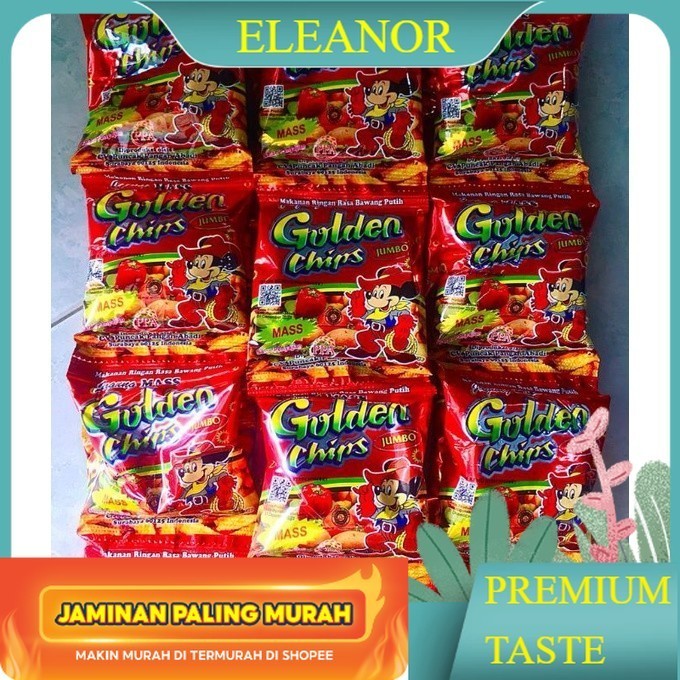 

Snack Jadul Potato Chips ganti nama Golden Chips Jumbo Renceng Seribuan 1000 - ELEANOR