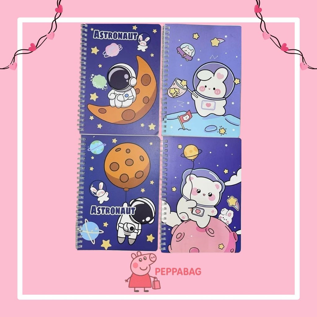 

Buku Tulis / Notebook A5 Ring Sanrio Melody Space Unicorn isi 60 lembar - ES0319