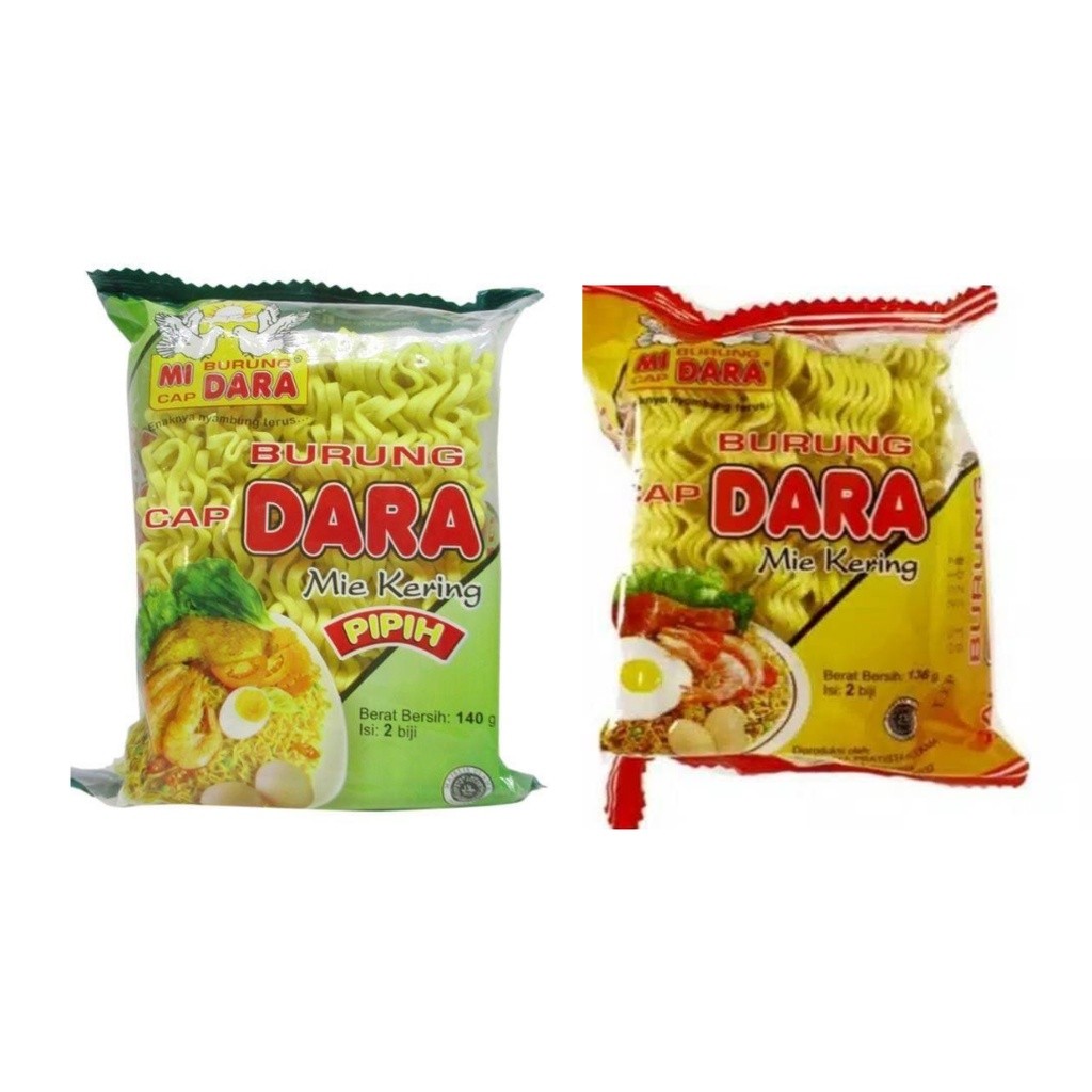 

[oddsolshop] pekanbaru/Mie Kering Pipih 140GR Cap Burung Dara Mie Kering Bulat 131GR Cap Burung Dara