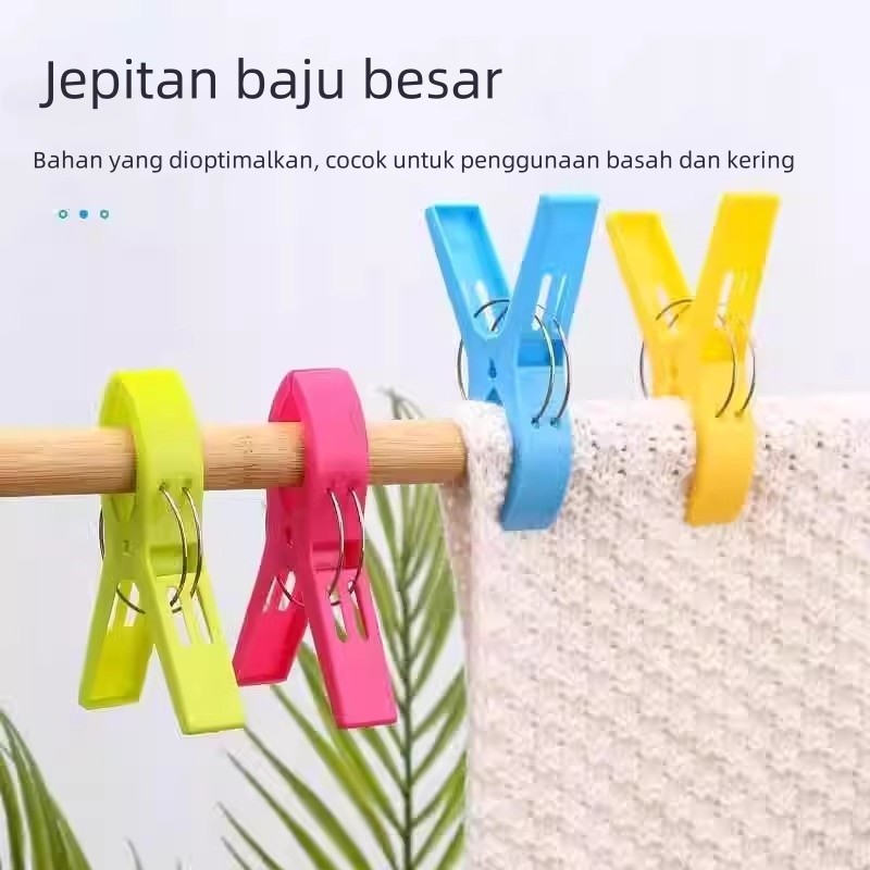 rak pengering untuk menjemur selimut jepitan besar/Jepitan baju plastik / jepitan anti angin jepitan