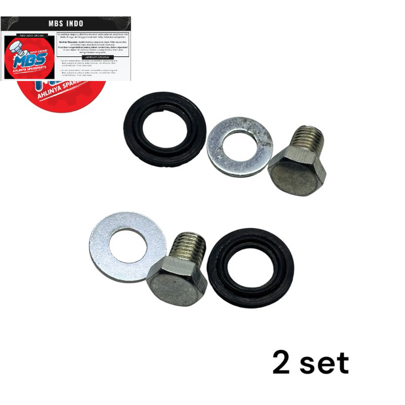 BOS BAUT Baut M9 13 Pengganti Baut Oli Gardan Honda Matic Beat Scoopy PCX Genio Dll