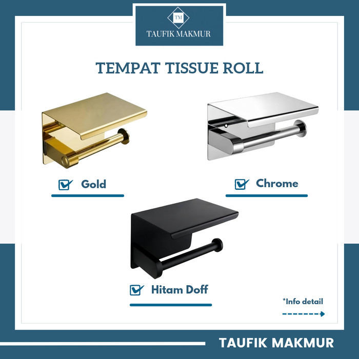 Tempat Tissue Toilet Dinding