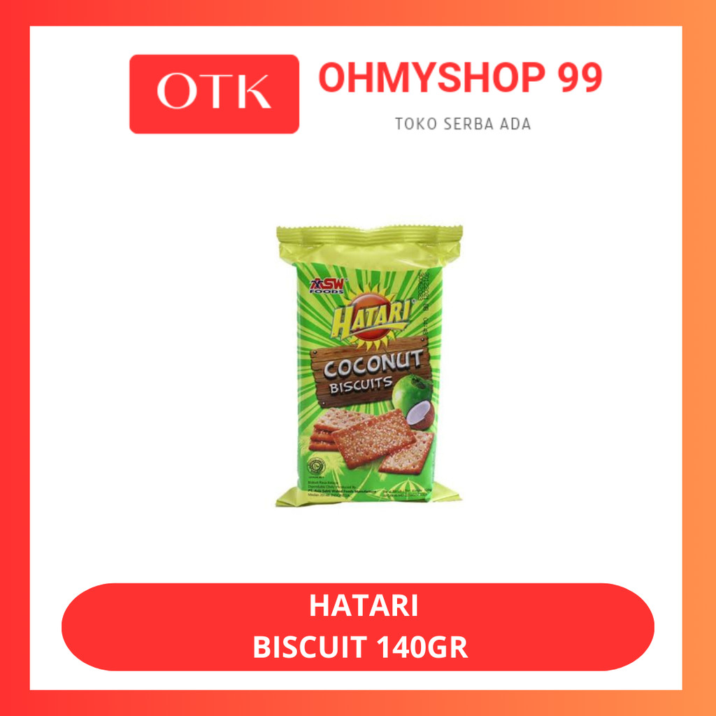

HATARI Biskuit Coconut 140gr