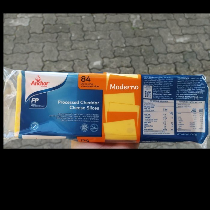 

Anchor processed cheddar cheese slices 84 slices
