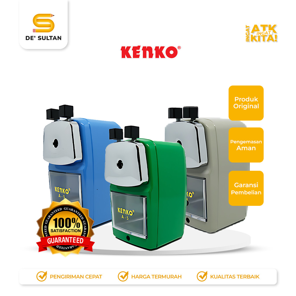 

KENKO RAUTAN PENSIL/ PENCIL SHARPENER A-5 (1PC)