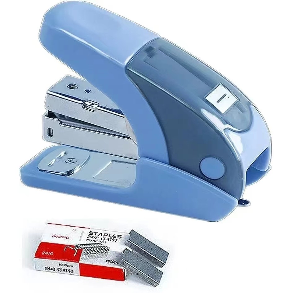 

Mini Staplers,3 In 1 Stapler With Storage Slot And Built In Staple Remover,Hand Held R With 1000 Staples,20 Sheet Capacity