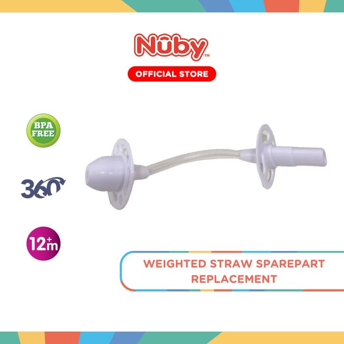 Nuby Weighted Straw Sparepart Replacement - Sedotan Dengan Pemberat
