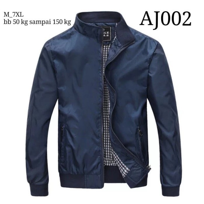 jaket bomber big size pria casual jaket kain terbaru jaket keren