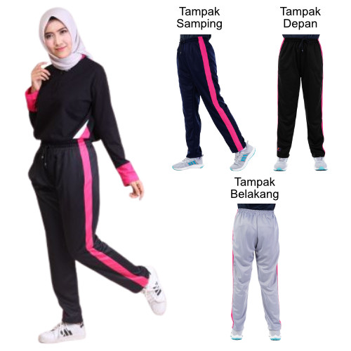GARNESHOP  Rocella Celana Olahraga - Celana Senam Rocella - Training Pants Rocella - Celana Senam Mu