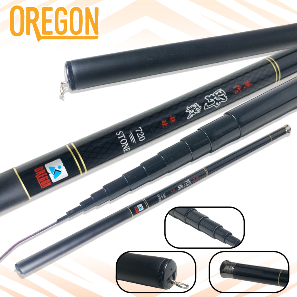 SIMZET_SHOP Joran tegek oregon stone Carbon Mentah Ringan Kuat