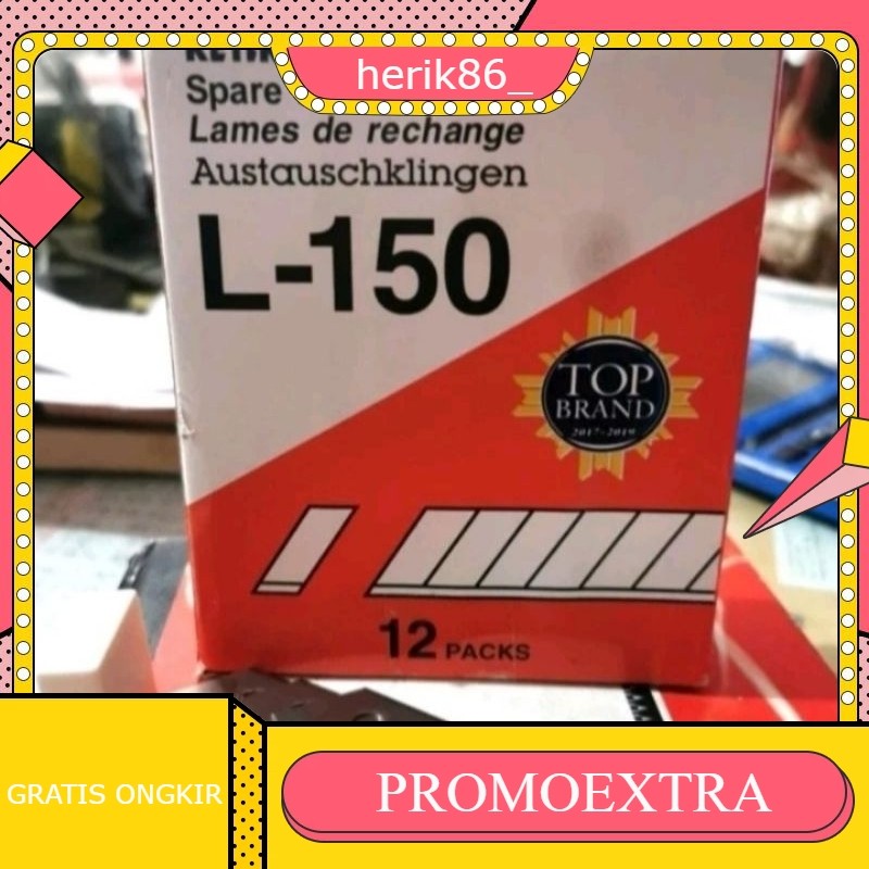 

Pisau Refill Cutter Besar KENKO L-150 Kuat Tajam