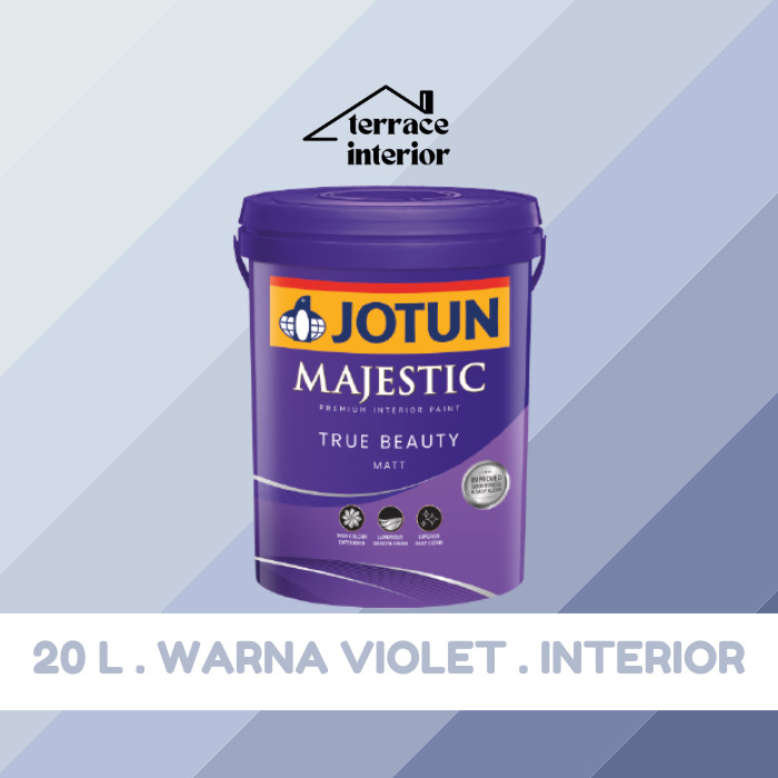 Cat Tembok Majestic Matt Interior Jotun warna Violet 20 L