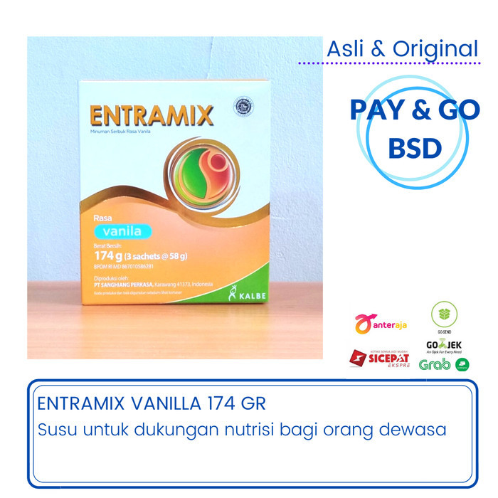 

[[PROMO]]BEST SELLER SUSU NUTRISI LANSIA ENTRAMIX 185 GR - VANILLA