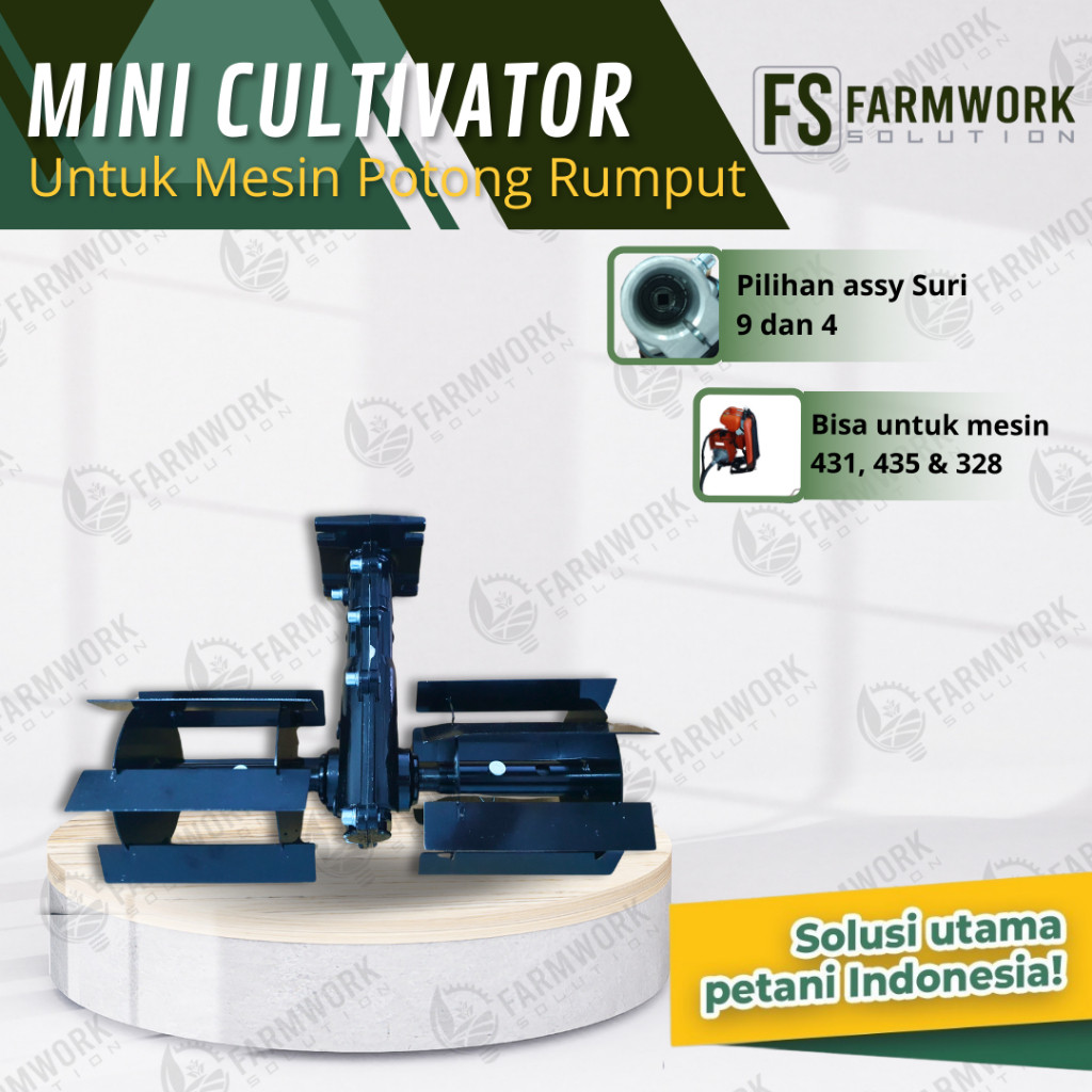 Mini Cultivator & Gear Box Assy / Mini Cultivator untuk BG328
