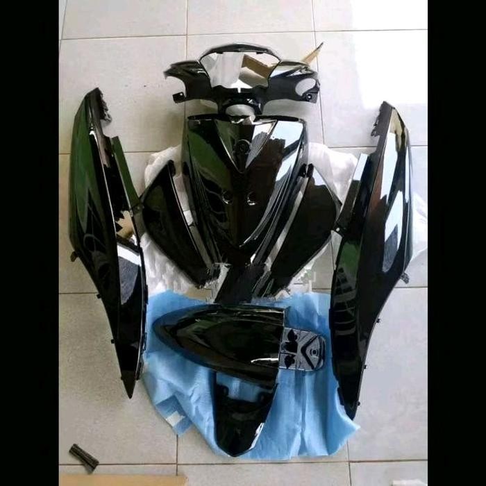 paketan full bodi alus Yamaha mio J warna merah candy / cup bodi mio J warna custom / satu set bodi 