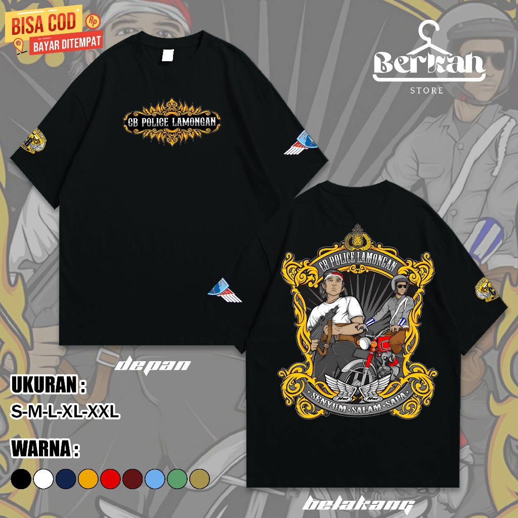 Kaos CB Police lamongan ORIGINAL