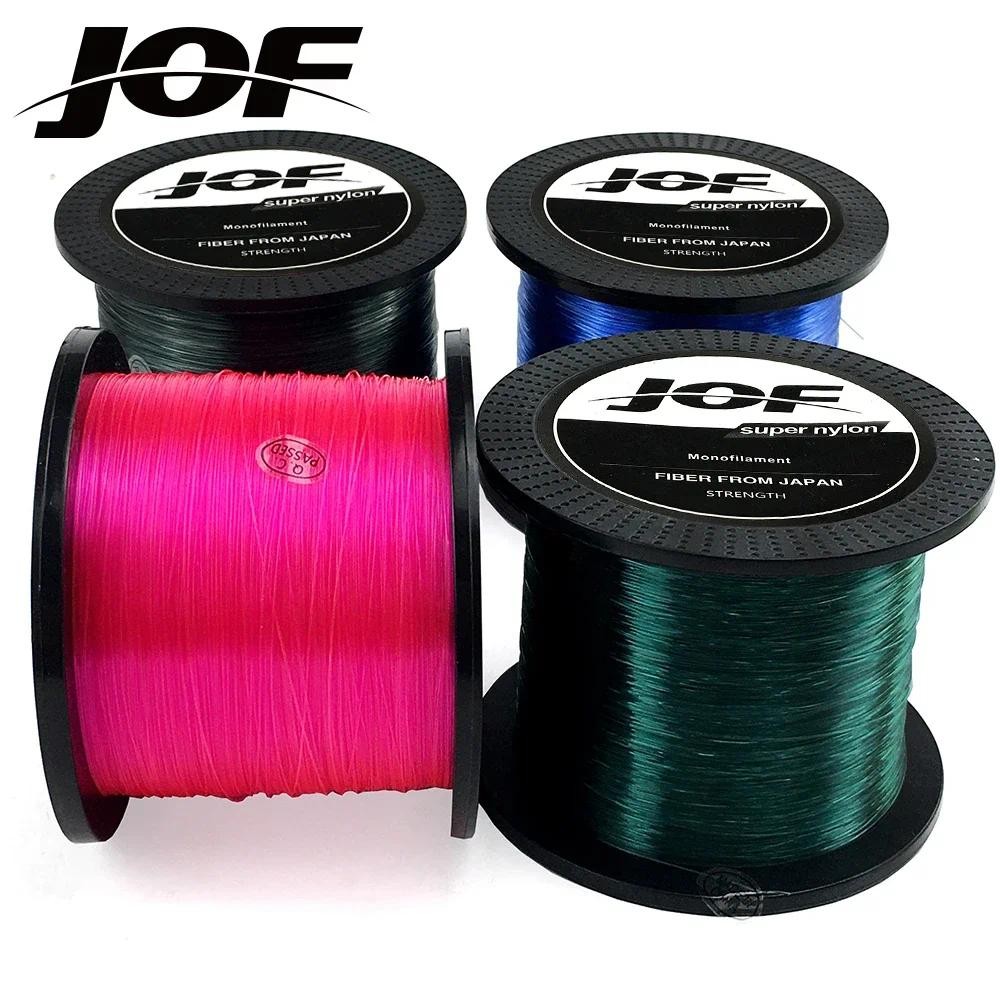 JOF 1000M Nylon Fishing Line Japanese Durable Monofilament Rock Sea Fishing Line Thread Bulk Spool