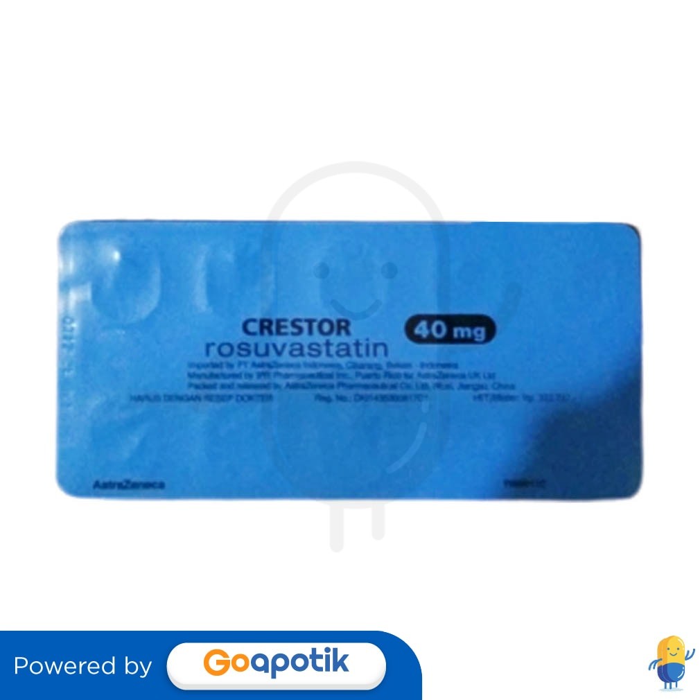 Crestor 40 Mg Strip 10 Tablet
