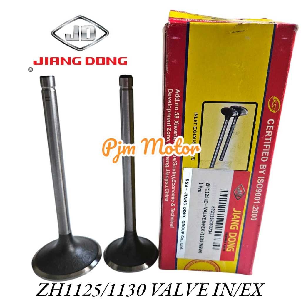 

ZH1125 VALVE IN EX klep api minyak mesin diesel merek jiang dong original JD 1125 ZH1130 1130 ORIGINAL amplas
