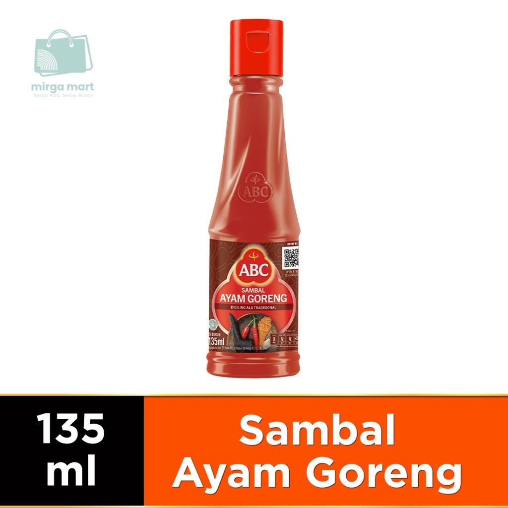 

ABC Saus Sambal Ayam Goreng Pedas 130 Ml mirga mart mlg