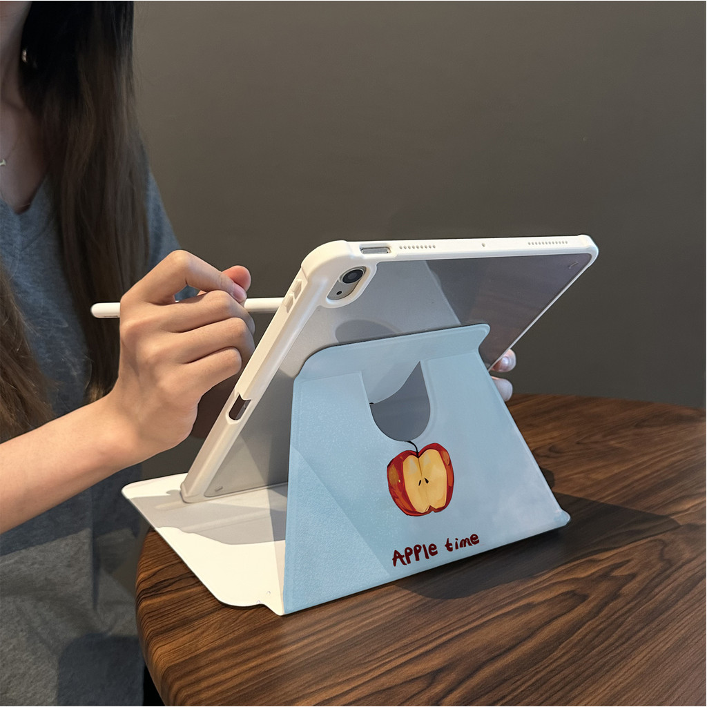 Cocok untuk ipad gen 10 tablet case pelindung lucu kreatif ipad air 5 rotasi ipad pro 11 inci 360° i