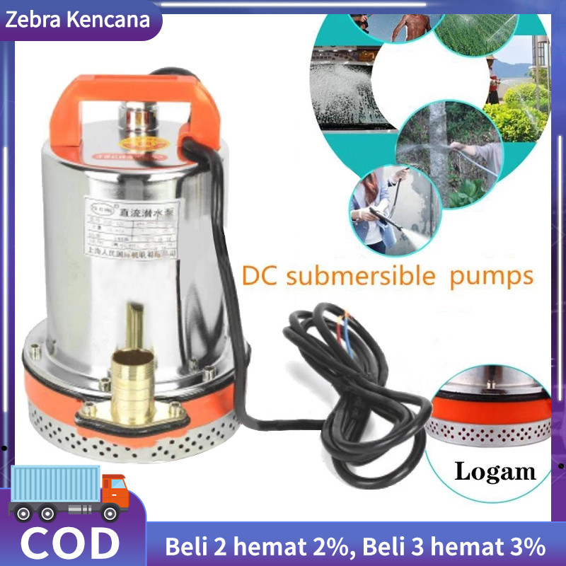 Mesin Pompa Air Kolam Celup Submersible Water Pump Air Celup Pompa Air Celup DC12V