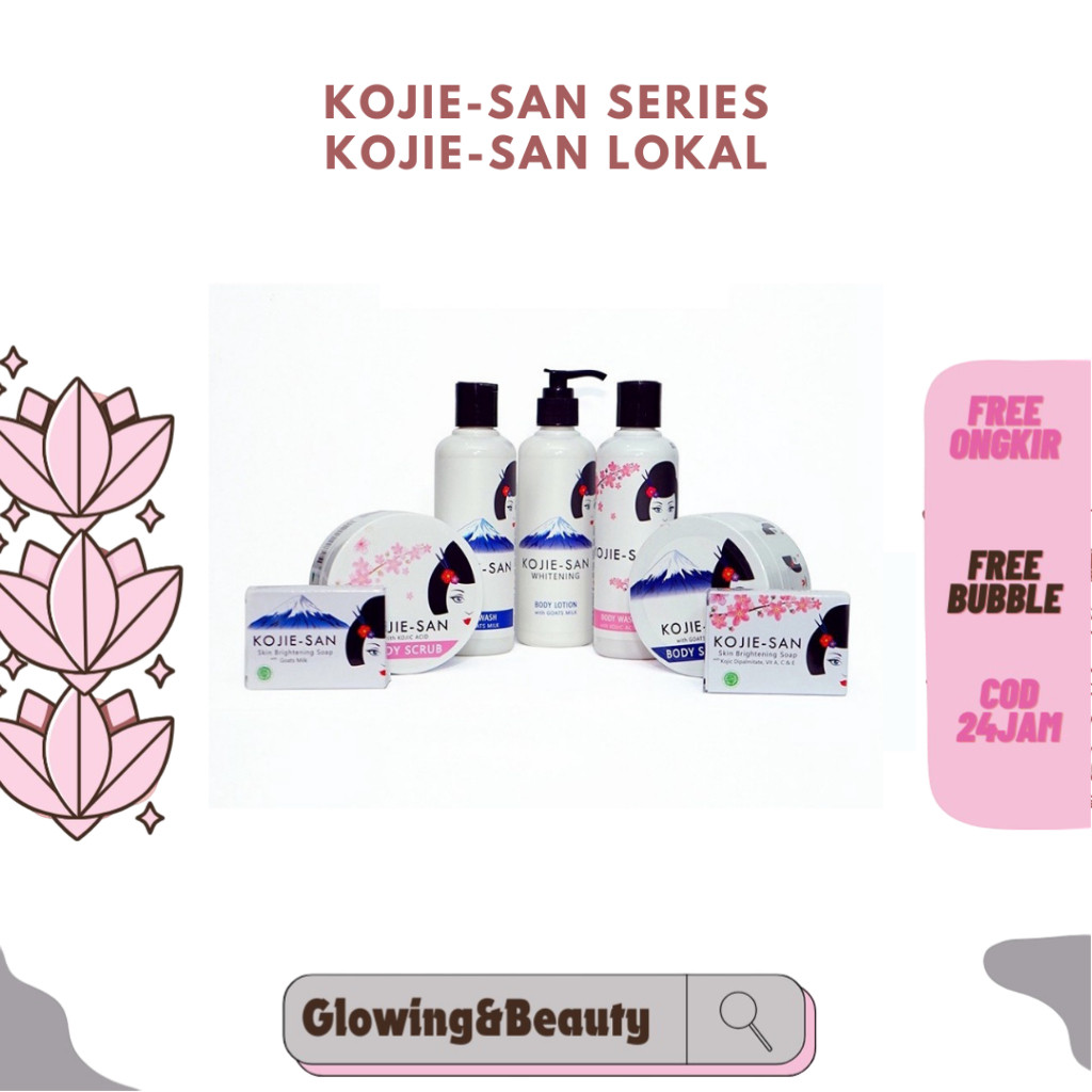 KOJIE SAN SKIN BRIGHTENING SERIES | SOAP BODY SCRUB LOTION BODY WASH SERUM SABUN | KOJIESAN