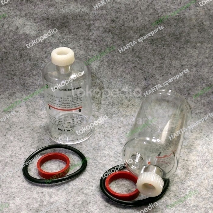 TABUNG WATER SEPARATOR PS125 CANTER KACA FILTER SOLAR BAWAH PS125T