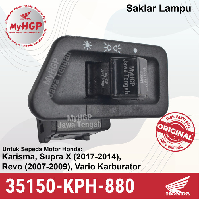 35150KPH880 Saklar Lampu Karisma Vario karb Supra X Revo 35150-KPH-880