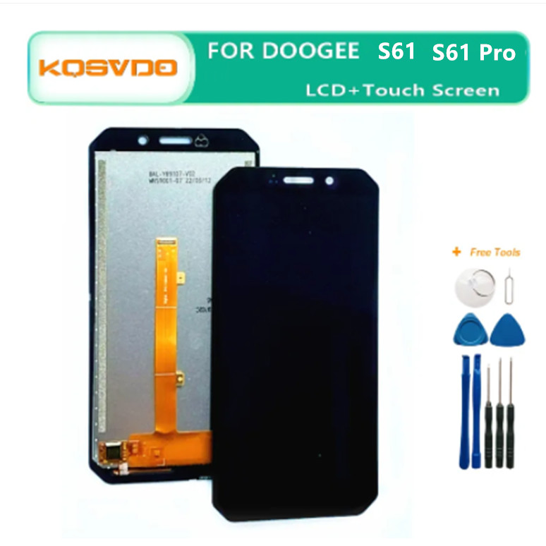 New Original For DOOGEE S61 Pro LCD Display Screen+Touch Panel Digitizer For DOOGEE S61 S51 LCD Disp