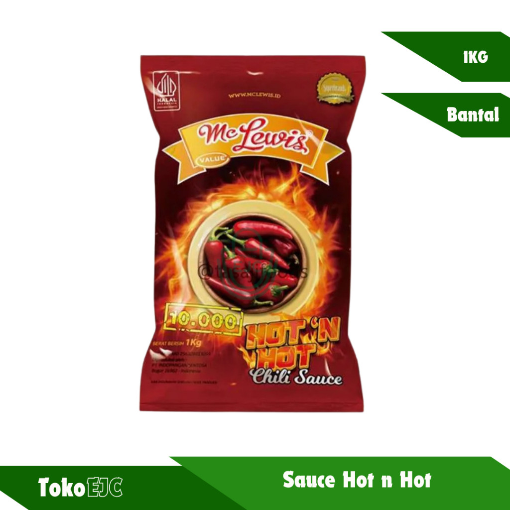 

[EJC] Mc Lewis Saos Sambal Pedas Hot N Hot 1kg / Saus Pedas